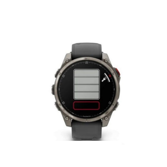 Garmin Fenix 8 Pro AMOLED 47mm Sapphire Titanium - Graphite/Black Silicone Smart Watch