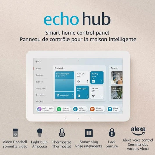 Amazon Echo Hub 8 Smart Home Control Panel with Alexa