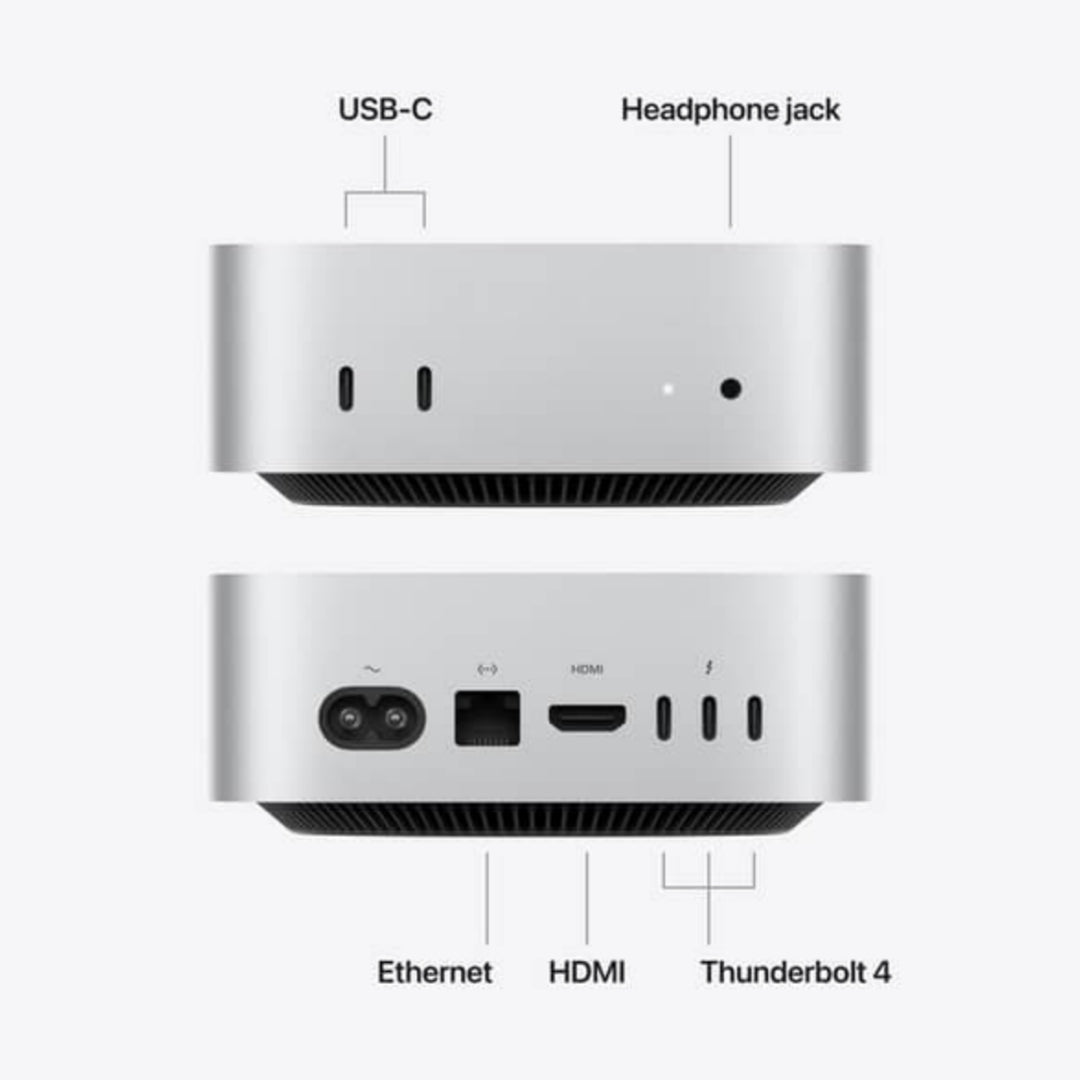 Apple MHQM4 Mac Mini with M6 Chip 24GB RAM 512GB SSD (2026, Silver)