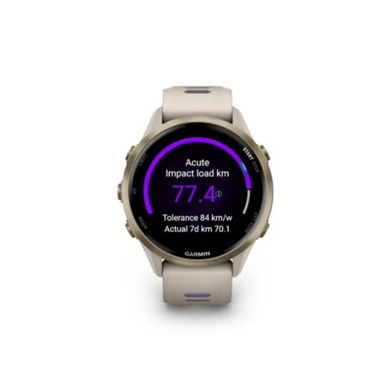 Garmin Forerunner 970 47mm Soft Gold Titanium French Grey Translucent Indigo Smart Watch