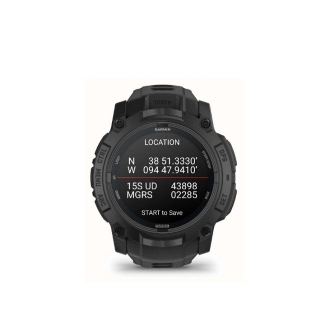 Garmin Instinct 3 AMOLED 50mm Tactical - Black Edition Smart Watch