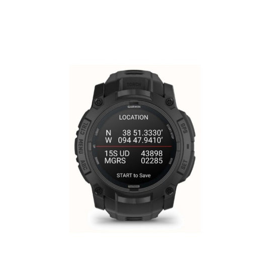 Garmin Instinct 3 AMOLED 50mm Tactical - Black Edition Smart Watch
