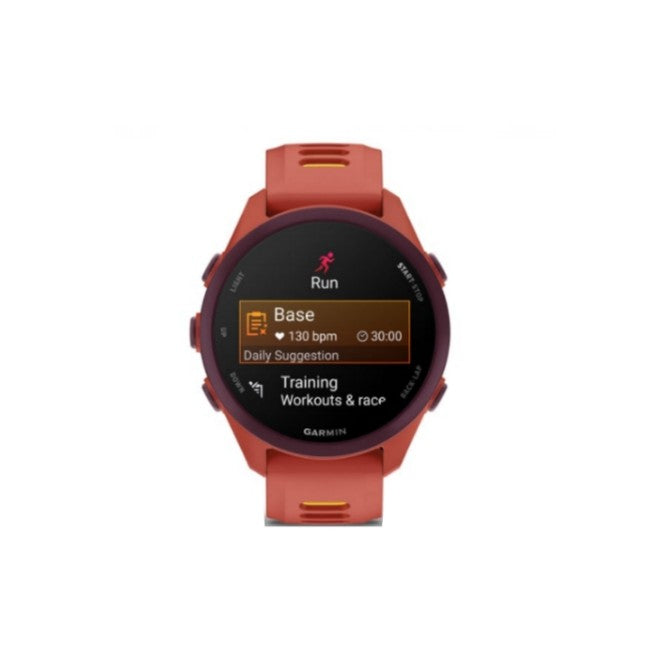 Garmin Forerunner® 170 Music 42mm | Red Pink - Red Pink/Mango Smart Watch