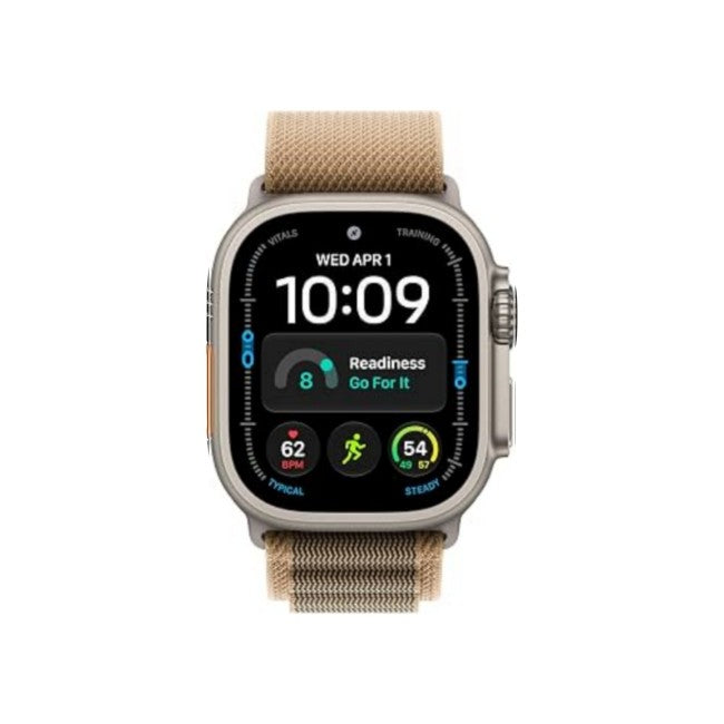 Apple Watch Ultra 4 49MM Natural Titanium GPS + Cellular – Desert Alpine Loop Band