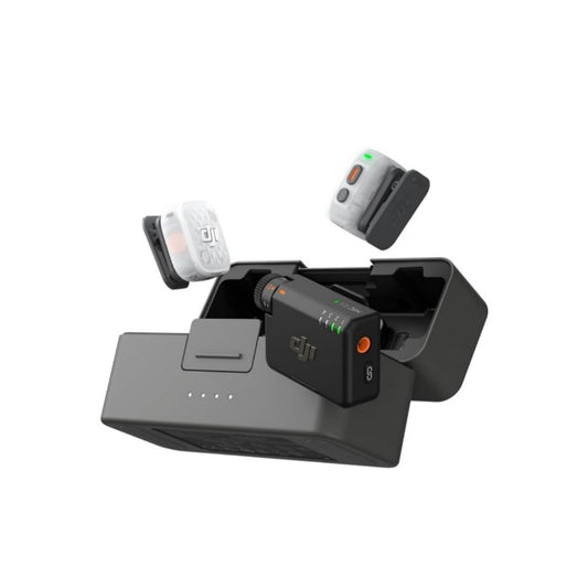 DJI Mic Mini 2S Wireless Microphone Sans Fil (2 TX+1 RX+ Charging Case)