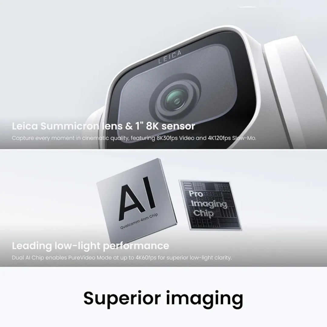 Insta360 Luna Pro 8K Gimbal Camera With 1" Sensor