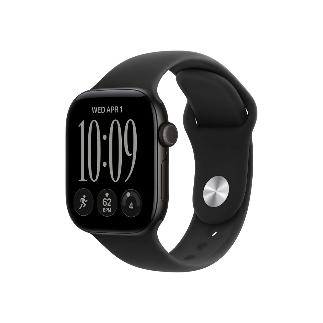 Apple Watch Series 12 42MM Black Aluminum GPS – Black Sport Band