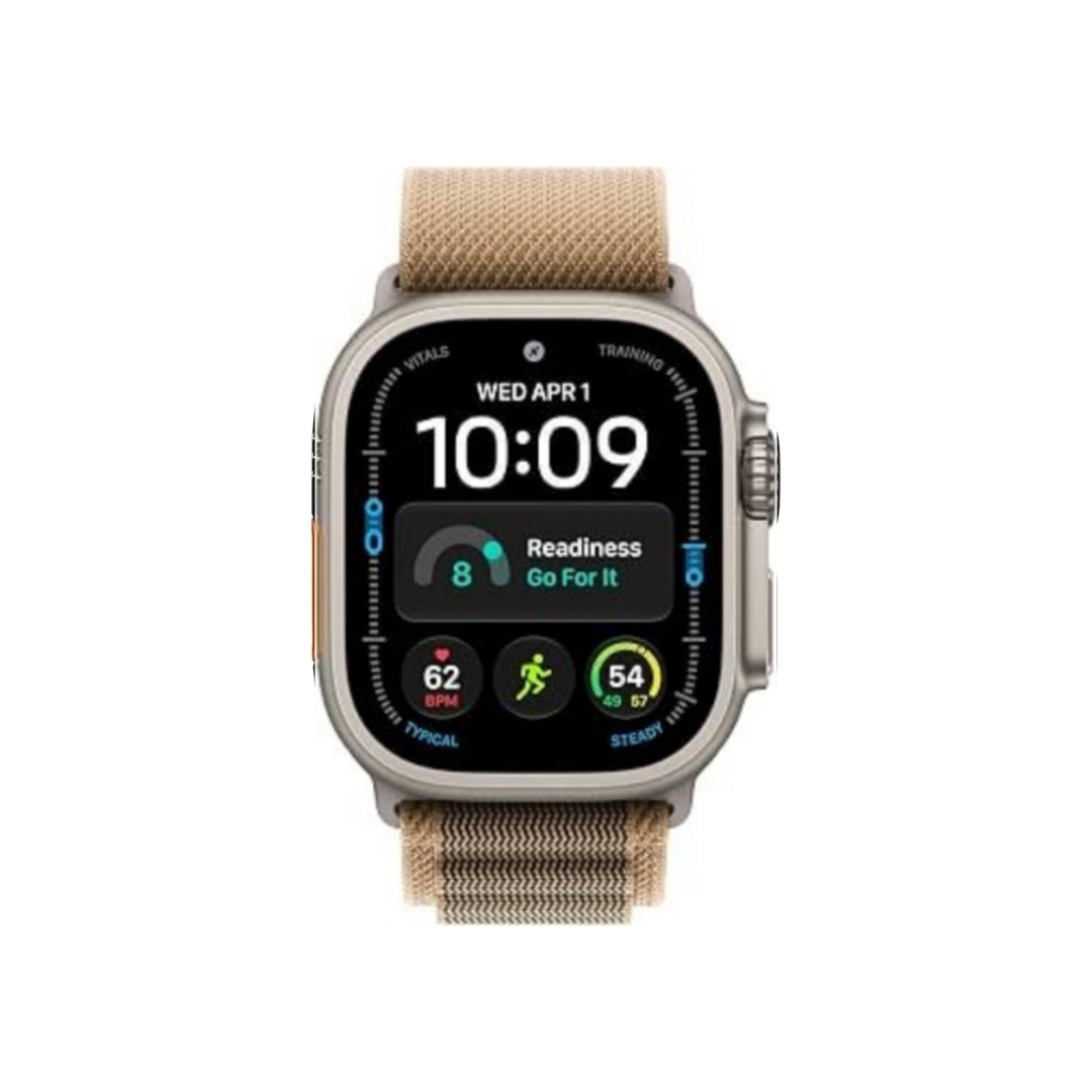 Apple Watch Ultra 4 49MM Natural Titanium GPS + Cellular – Sand Trail Loop Band